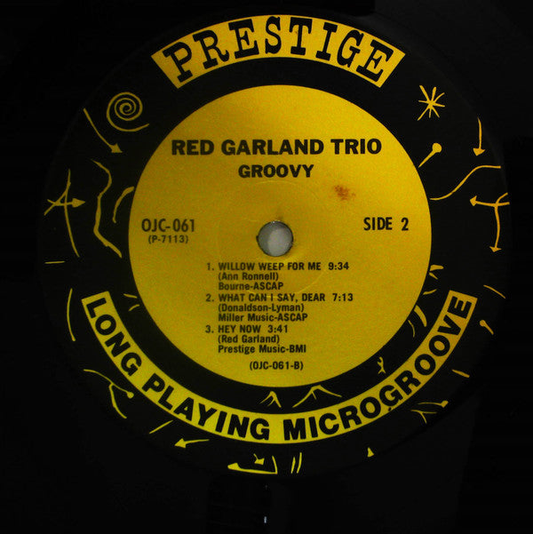 Red Garland Trio* : Groovy (LP, Album, Mono, RE)