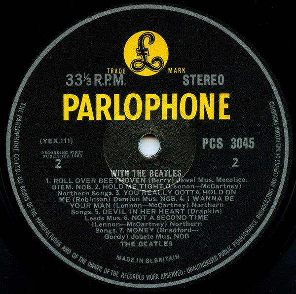 The Beatles : With The Beatles (LP, Album, M/Print)