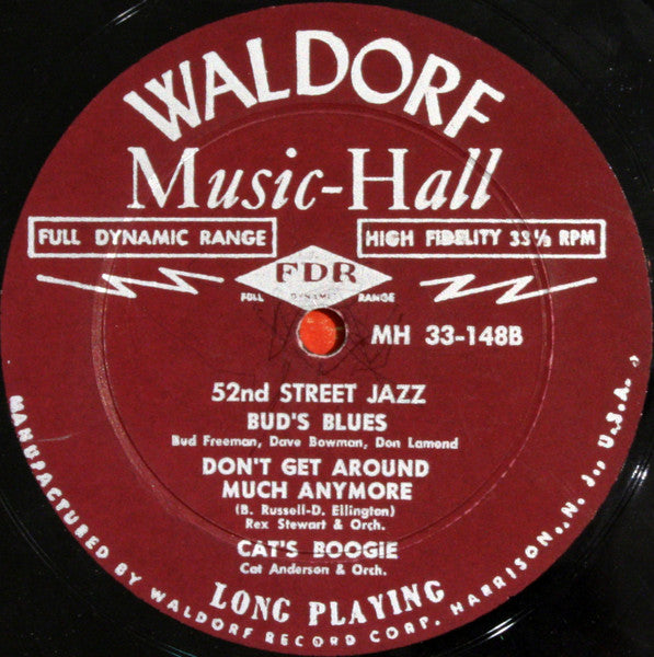 Various : 52nd Street Jazz (10", Comp)
