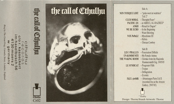 Various : The Call Of Cthulhu (Cass, Comp)