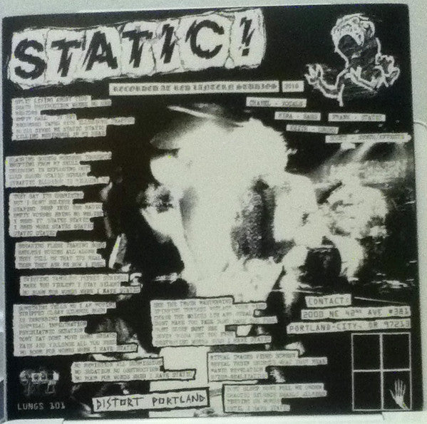 Lebenden Toten : Static! (12", S/Sided, Single, Etch)