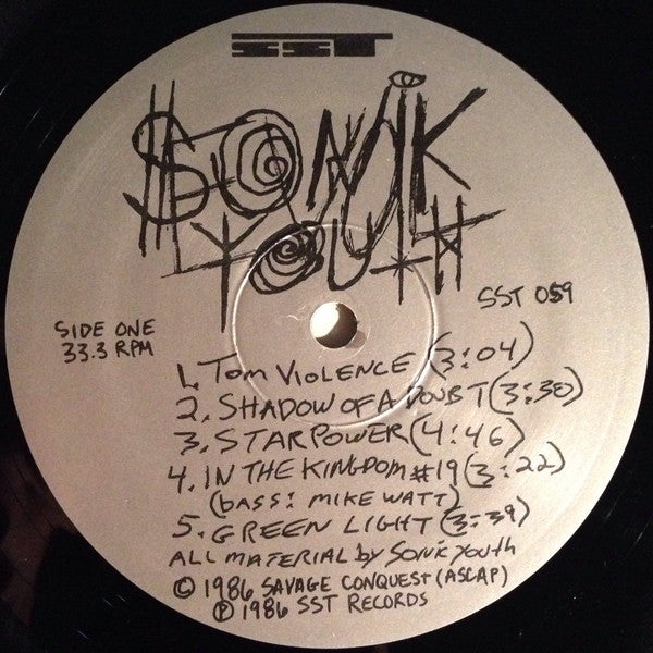 Sonic Youth : Evol (LP, Album, RP)