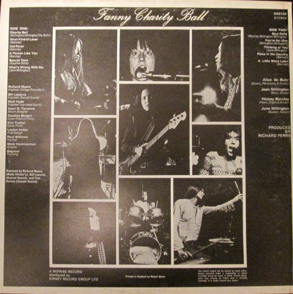 Fanny (2) : Charity Ball (LP, Album)