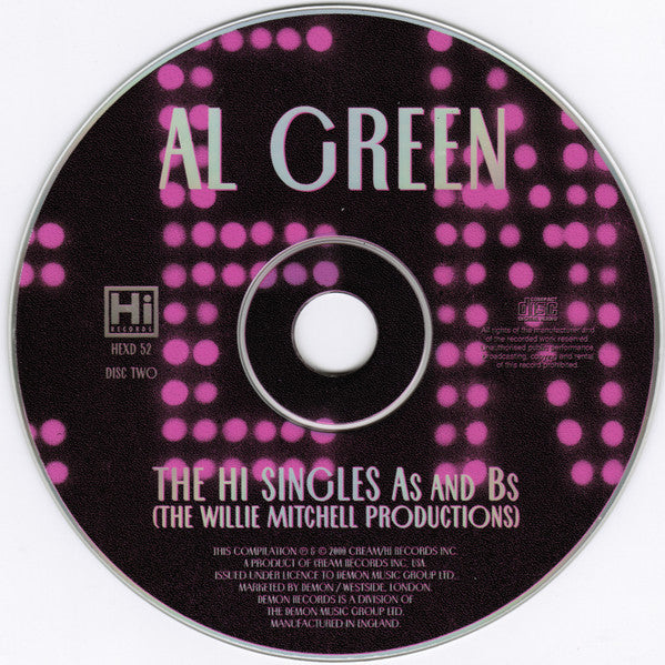 Al Green : The Hi Singles As And Bs (The Willie Mitchell Productions) (2xCD, Comp, Tec)