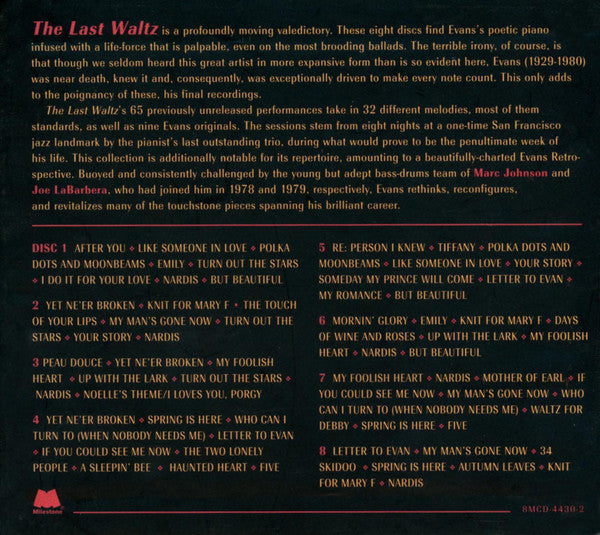 Bill Evans Trio* : The Last Waltz (8xCD, Album + Box)