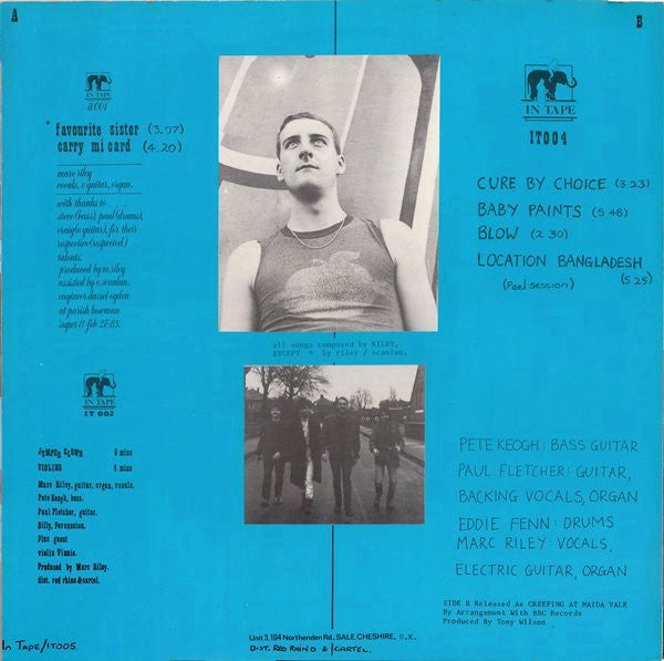 Marc Riley With The Creepers : Cull (The Singles Mid '83 - Mid '84) (LP, Album, Comp)