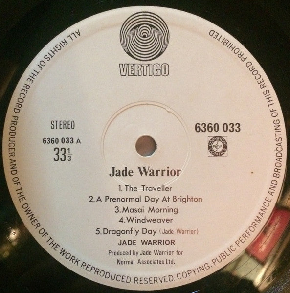 Jade Warrior : Jade Warrior (LP, Album)