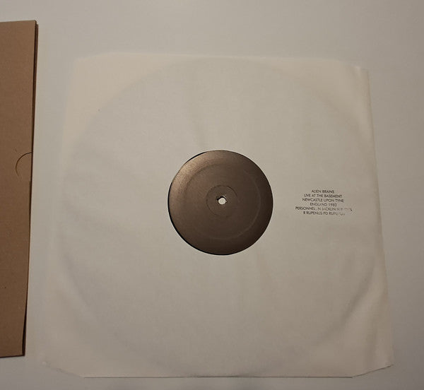 Alien Brains : Live At The Basement (LP, Ltd, RE, W/Lbl)