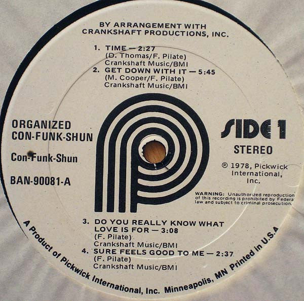 Con Funk Shun : Organized Con Funk Shun (LP, Album)