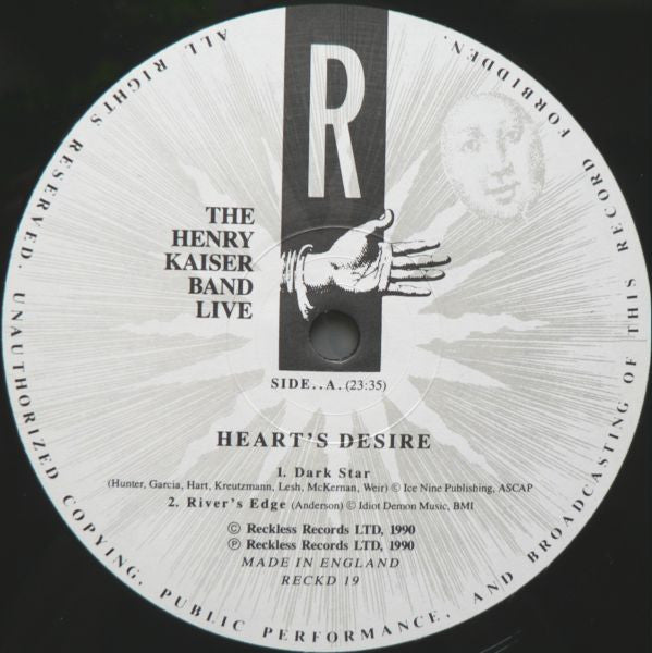 The Henry Kaiser Band : Heart's Desire (2xLP, Album)