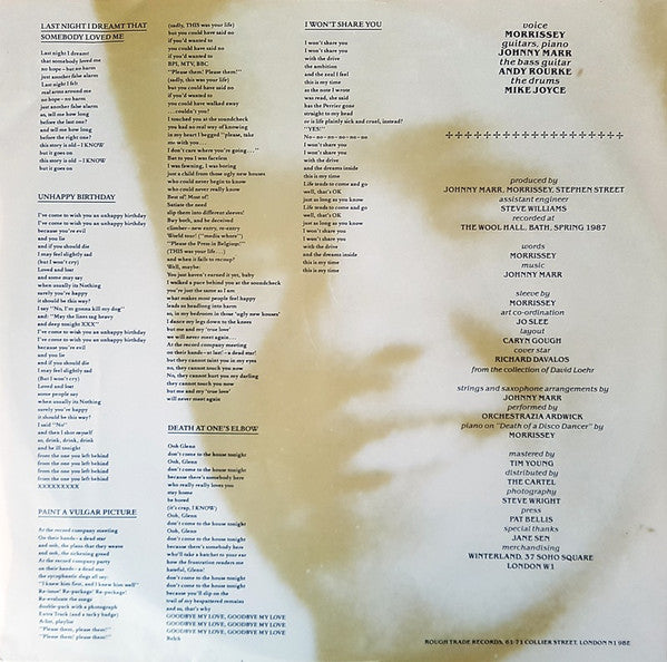 The Smiths : Strangeways, Here We Come (LP, Album)