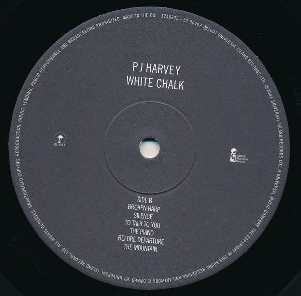 P J Harvey* : White Chalk (LP, Album)