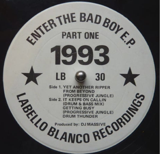 DJ Massive : Enter The Bad Boy E.P. Part One (12", EP)