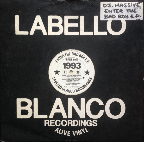 DJ Massive : Enter The Bad Boy E.P. Part One (12", EP)