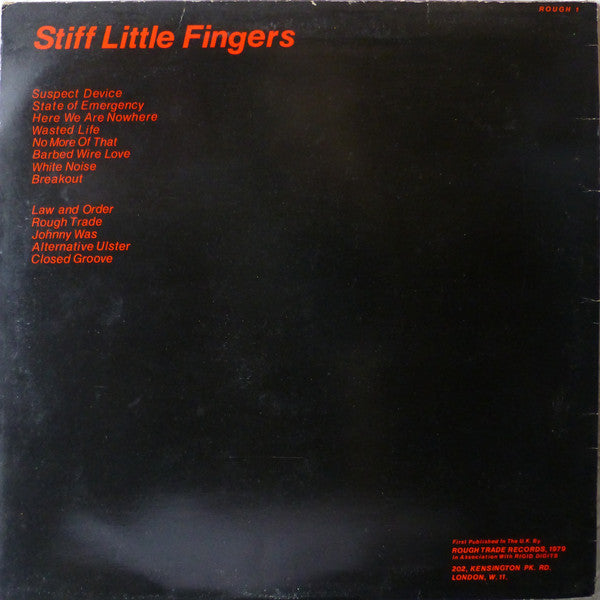 Stiff Little Fingers : Inflammable Material (LP, Album, RE, Lyn)