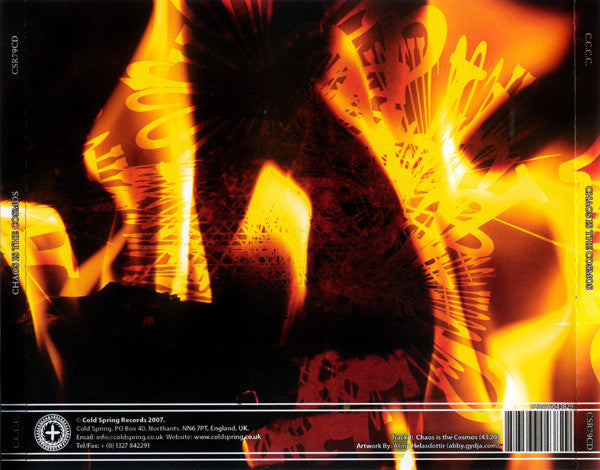 C.C.C.C. : Chaos Is The Cosmos (CD, Album)