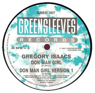 Gregory Isaacs : Don Man Girl (12")