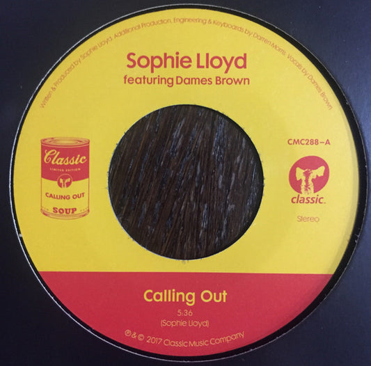 Sophie Lloyd Featuring Dames Brown : Calling Out (7")