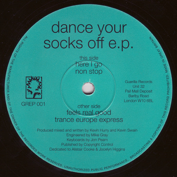 D.O.P. : Dance Your Socks Off E.P. (12", EP)