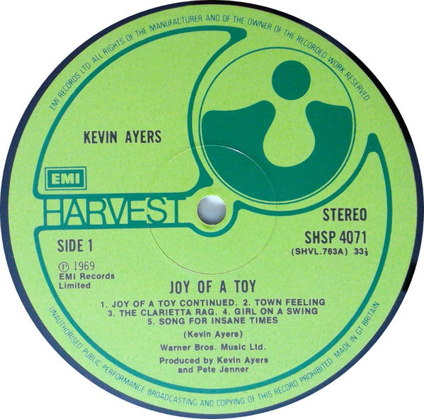 Kevin Ayers Featuring Mike Oldfield & David Bedford : The Joy Of A Toy / Shooting At The Moon (LP, Album, RE + LP, Album, RE + Comp)