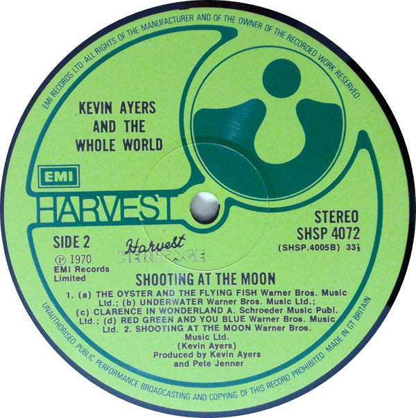 Kevin Ayers Featuring Mike Oldfield & David Bedford : The Joy Of A Toy / Shooting At The Moon (LP, Album, RE + LP, Album, RE + Comp)