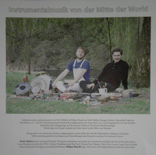 Wolf Müller & Niklas Wandt : Instrumentalmusik Von Der Mitte Der World (2xLP, Album)