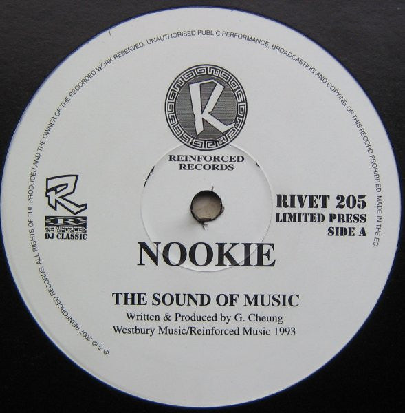 Nookie / Manix : The Sound Of Music / Hardcore Junglism (Remix) (12", Ltd, RE)
