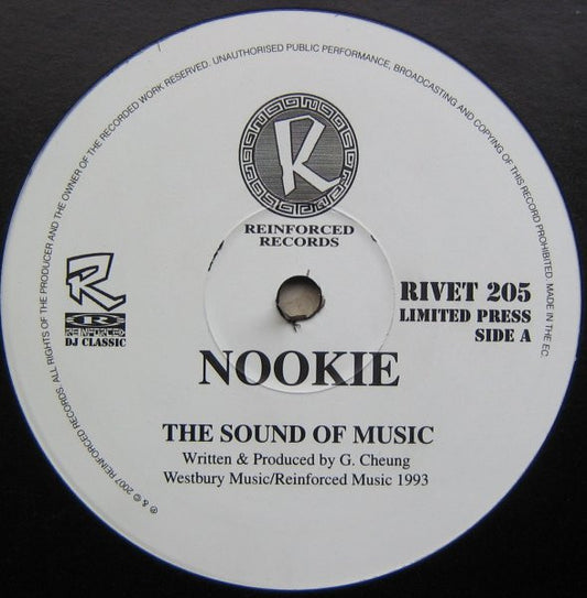 Nookie / Manix : The Sound Of Music / Hardcore Junglism (Remix) (12", Ltd, RE)