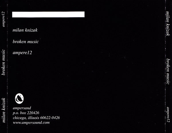 Milan Knizak* : Broken Music (CD, Album, RE, Sli)