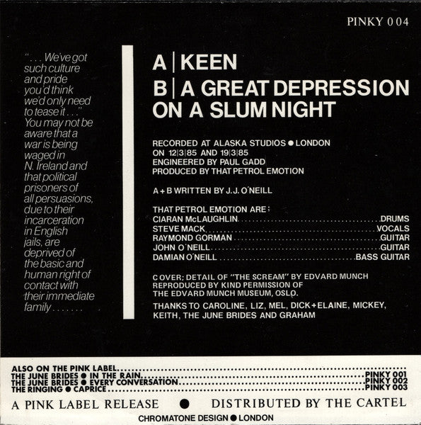 That Petrol Emotion : Keen (7", Single)