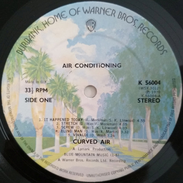 Curved Air : Airconditioning (LP, Album, RE)