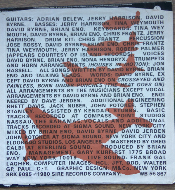 Talking Heads : Remain In Light (LP, Album, RE)