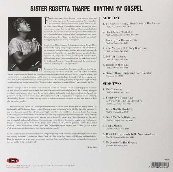 Sister Rosetta Tharpe : Rhythm 'N' Gospel (LP, Album, Comp)