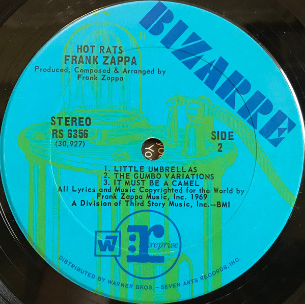 Frank Zappa : Hot Rats (LP, Album, Ter)