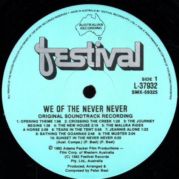 Peter Best : We Of The Never Never (Original Motion Picture Soundtrack) (LP, Album, Gat)