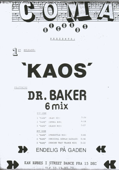 Dr. Baker : Kaos (12")