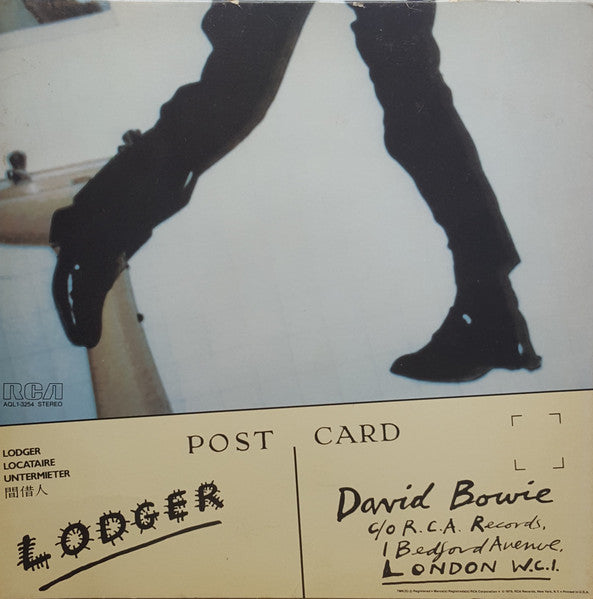 David Bowie : Lodger (LP, Album, Gat)