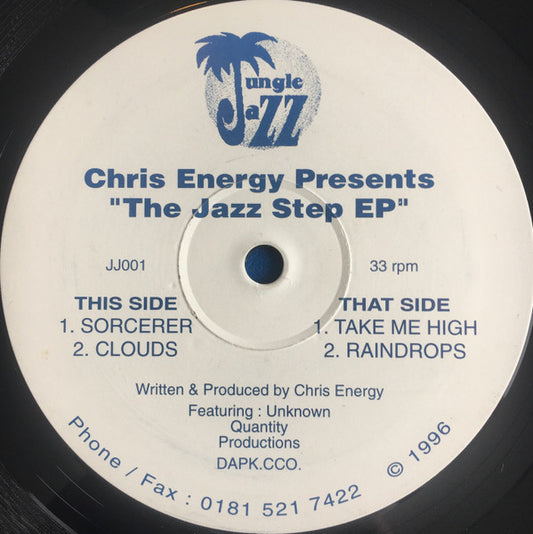 Chris Energy : The Jazz Step EP (12", EP)