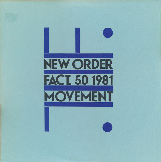 New Order : Movement (LP, Album, RP, A5;)