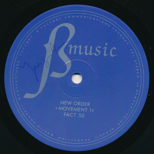 New Order : Movement (LP, Album, RP, A5;)
