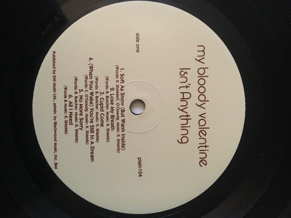 My Bloody Valentine : Isn't Anything (LP, Album, RE, 180)