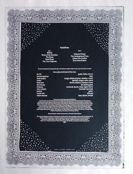 Sunburned Hand Of The Man : Headdress (LP, Album)