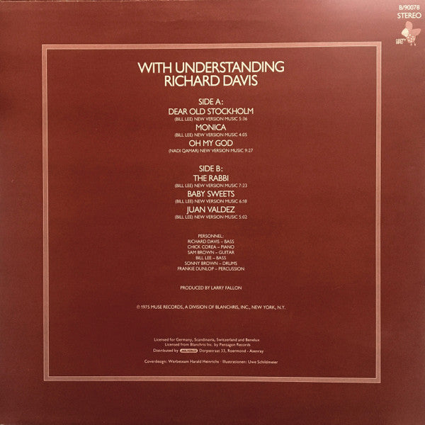 Richard Davis (2) : With Understanding (LP, Album, RE)