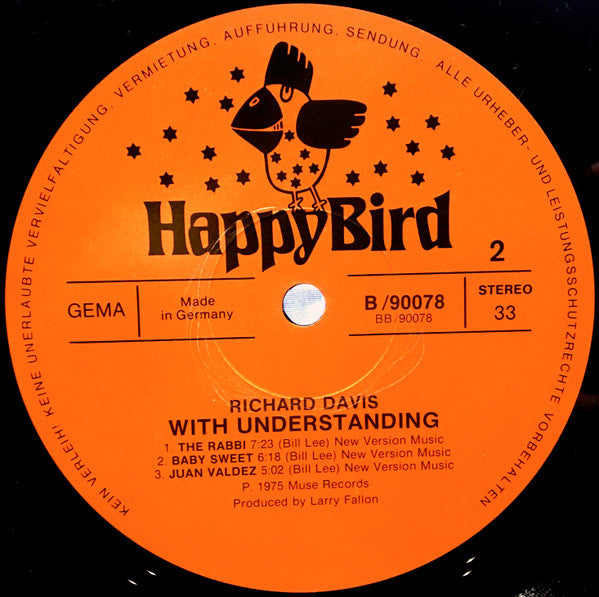 Richard Davis (2) : With Understanding (LP, Album, RE)