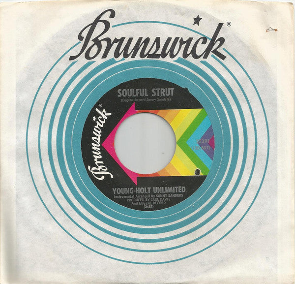 Young-Holt Unlimited* : Soulful Strut (7", Single, Pin)