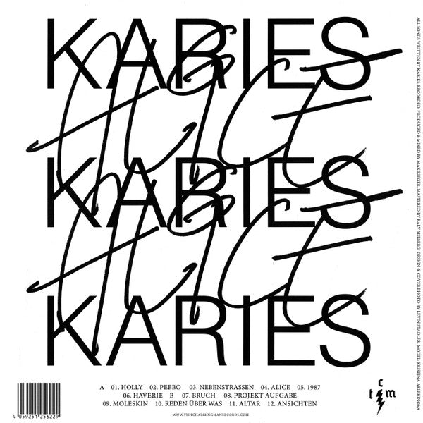 Karies : Alice (LP, Album, Whi)