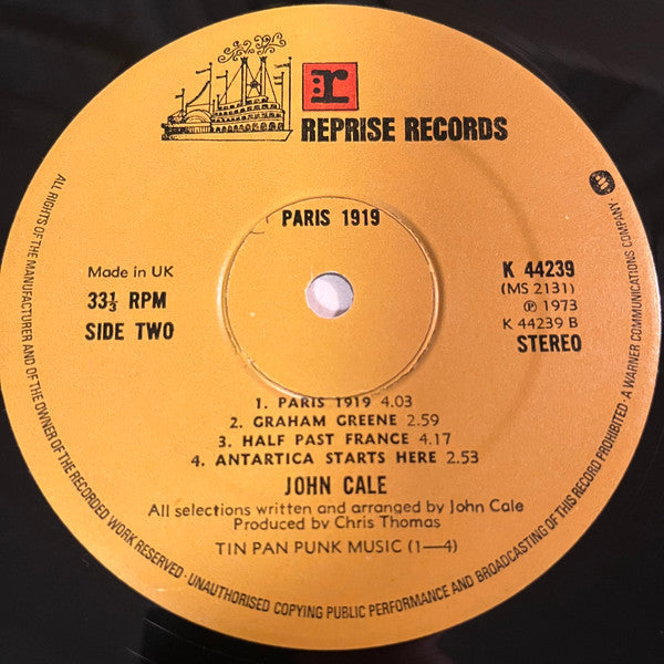 John Cale : Paris 1919 (LP, Album)