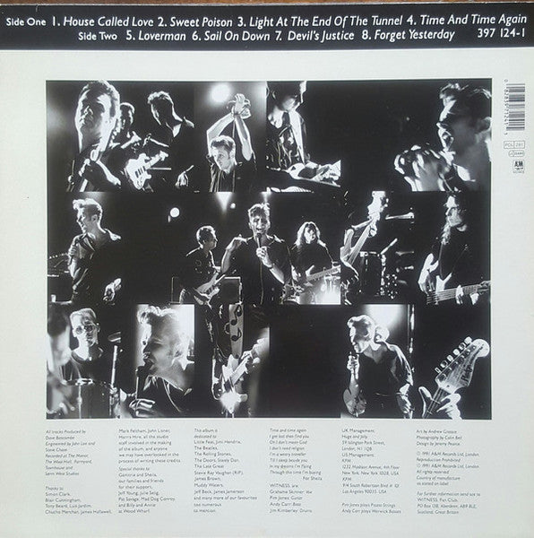 Witness (9) : House Called Love (LP)