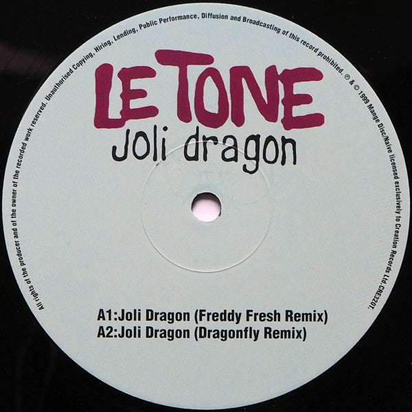 Le Tone : Joli Dragon (12")