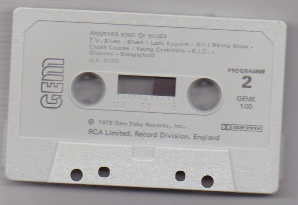 UK Subs : Another Kind Of Blues (Cass, Album)